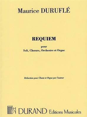 Requiem Opus 9 - Vocal Score